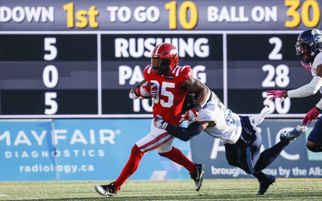 Defence dominates in Calgary Stampeders' 29-2 win over Toronto Argonauts | iNFOnews.ca