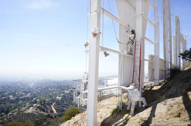Hollywood sign gets makeover ahead of its centennial in 2023 | iNFOnews.ca CP653911133