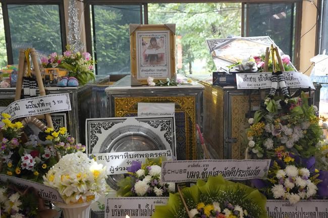 'I love you, mommy': 4-year-old Thai day care victim mourned | iNFOnews.ca