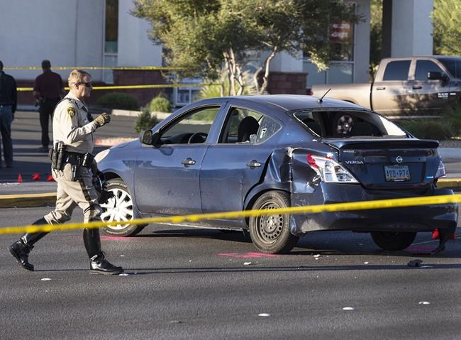 Officials: Vegas patrol officer fatally shot; suspect held | iNFOnews.ca Officials: Vegas patrol officer fatally shot; suspect held | iNFOnews.ca