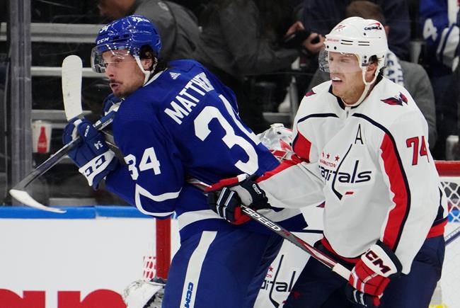 Auston Matthews leads Maple Leafs over Capitals 3-2 in home opener | iNFOnews.ca