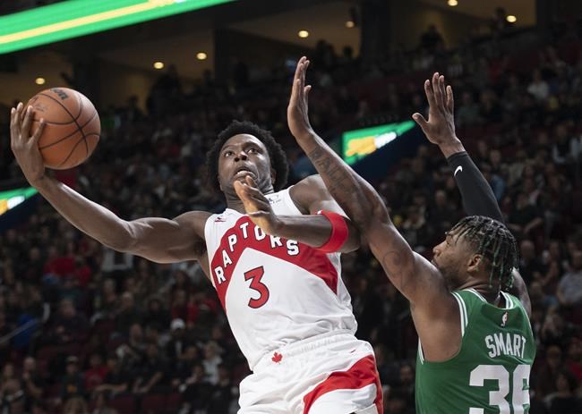 Anunoby paces Raptors in 137-134 OT win over Boston Celtics to close pre-season | iNFOnews.ca Anunoby paces Raptors in 137-134 OT win over Boston Celtics to close pre-season | iNFOnews.ca