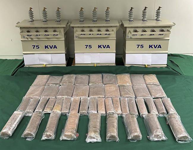 Hong Kong seizes drugs hidden in electrical transformers | iNFOnews.ca Hong Kong seizes drugs hidden in electrical transformers | iNFOnews.ca