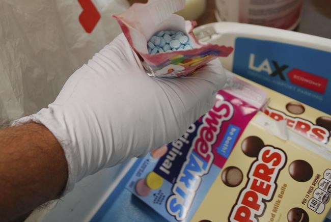 Fentanyl pills disguised in candy bags seized at LA airport | iNFOnews.ca