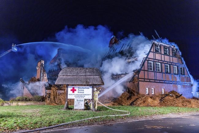 Fire destroys refugee shelter for Ukrainians in Germany | iNFOnews.ca Fire destroys refugee shelter for Ukrainians in Germany | iNFOnews.ca