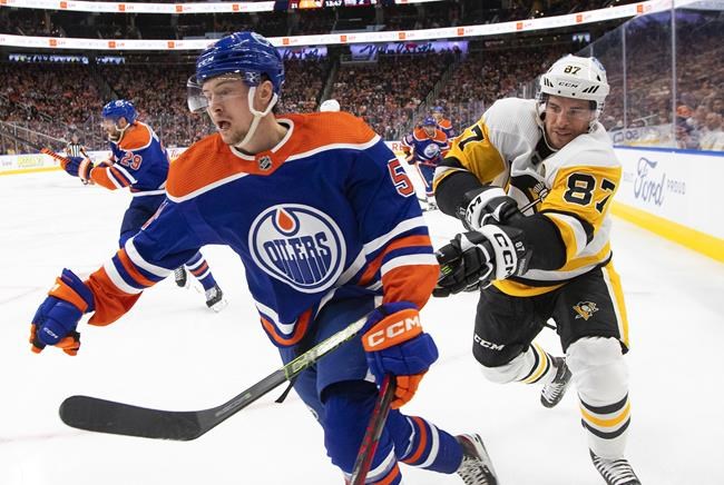 Oilers' second-period outburst helps to sink Penguins 6-3 | iNFOnews.ca