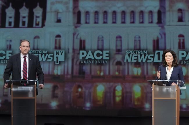 Crime, Trump center stage in sole New York governor's debate | iNFOnews.ca