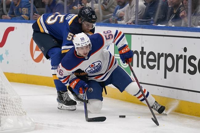 Nugent-Hopkins leads Oilers to 3-1 win over Blues | iNFOnews.ca
