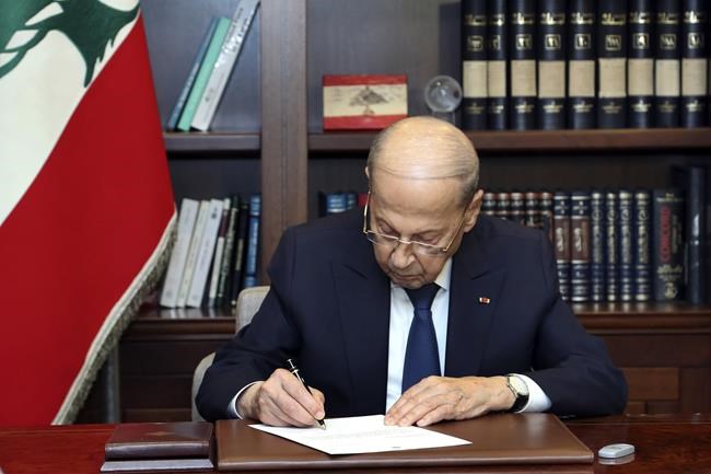 Lebanon and Israel sign sea border deal | iNFOnews.ca CP685472797