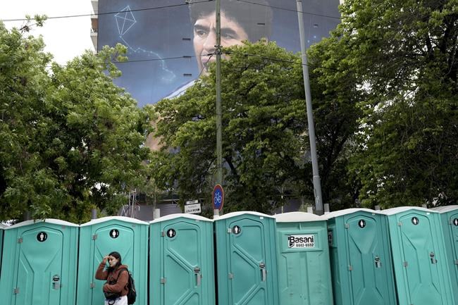 A giant Maradona emerges in Argentina, days before World Cup | iNFOnews.ca