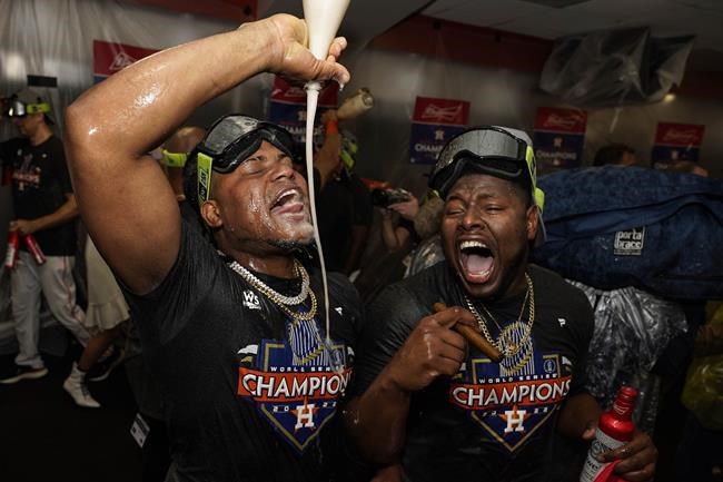 Alvarez blasts Baker, Astros to World Series title vs Phils | iNFOnews.ca