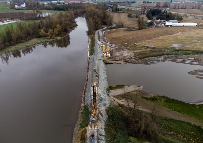 Repair of Abbotsford dike breached in 2021 B.C. flood to finish this month: minister | iNFOnews.ca CP1175442216