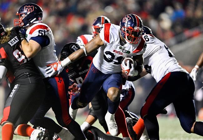 Former CFL rushing leader Stanback rounding into form with Montreal Alouettes | iNFOnews.ca