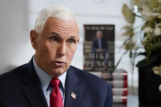 The AP Interview: Pence says voters want new leadership | iNFOnews.ca CP1970606203