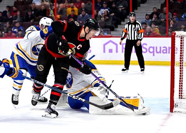 Senators snap five-game home losing skid with 4-1 win over struggling Sabres | iNFOnews.ca Senators snap five-game home losing skid with 4-1 win over struggling Sabres | iNFOnews.ca
