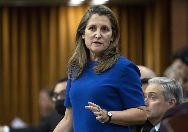 In The News for Nov. 24: What will Freeland have to say at Emergencies Act Inquiry? | iNFOnews.ca In The News for Nov. 24: What will Freeland have to say at Emergencies Act Inquiry? | iNFOnews.ca