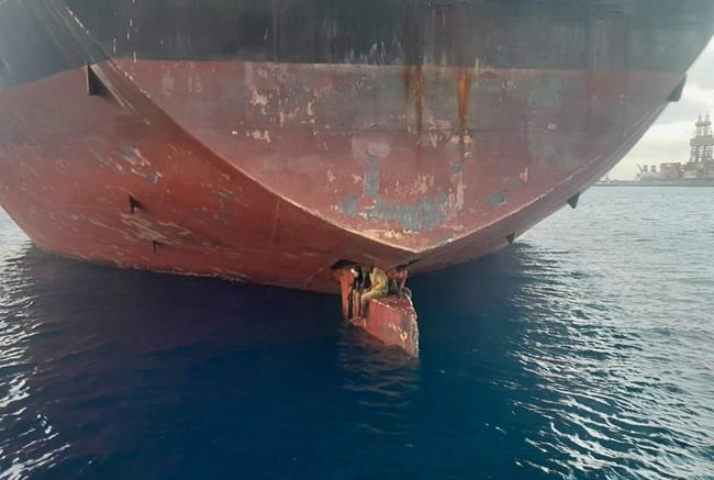 Spain: Nigerian stowaways found on ship's rudder seek asylum | iNFOnews.ca