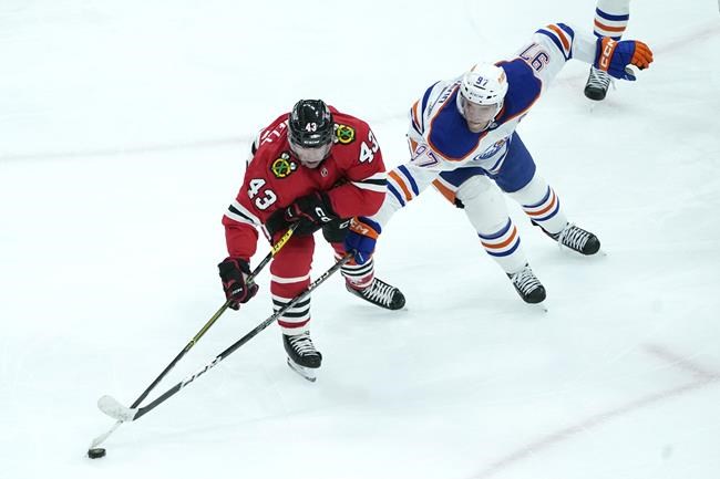 Draisaitl, McDavid lead Oilers past slumping Blackhawks 5-4 | iNFOnews.ca