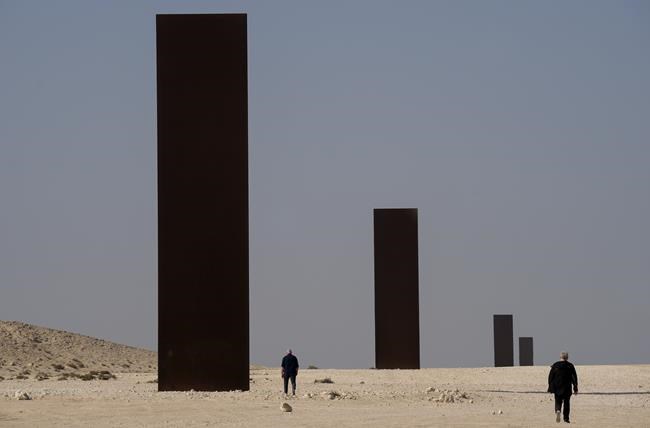 Richard Serra's art installation hard to miss in Qatar desert, once you get there | iNFOnews.ca