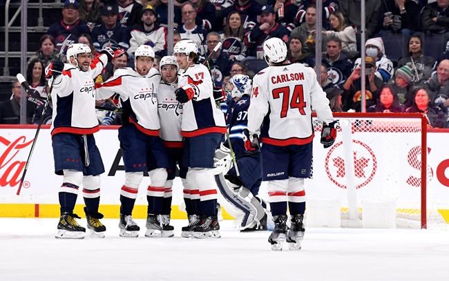 Capitals defeat Jets 5-2 behind four-goal second period | iNFOnews.ca