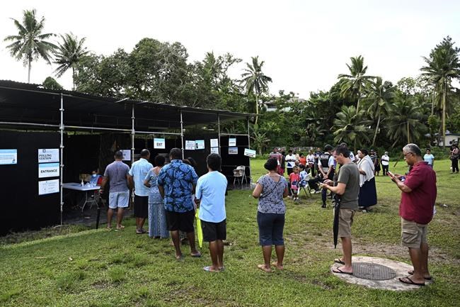 Fijians vote in election between 2 former coup leaders | iNFOnews.ca