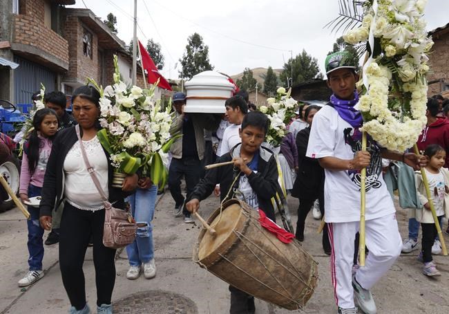 Peru's dark past surfaces as young protester is laid to rest | iNFOnews.ca Peru's dark past surfaces as young protester is laid to rest | iNFOnews.ca