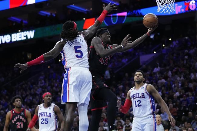 Harris, Embiid carry 76ers past Raptors 104-101 in overtime | iNFOnews.ca Harris, Embiid carry 76ers past Raptors 104-101 in overtime | iNFOnews.ca
