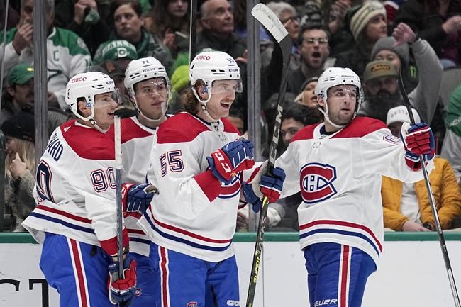 Johnston's late goal pushes Stars to 4-2 win over Canadiens | iNFOnews.ca