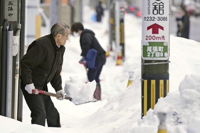 Heavy snow in Japan leaves 17 dead, dozens injured | iNFOnews.ca