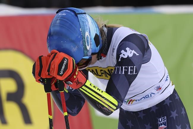 Shiffrin shows her emotions after matching Vonn's record | iNFOnews.ca Shiffrin shows her emotions after matching Vonn's record | iNFOnews.ca