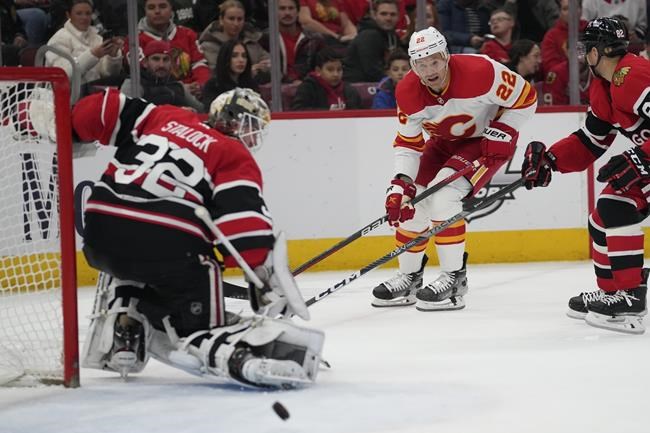 Domi scores in OT to lift Blackhawks over Flames 4-3 | iNFOnews.ca