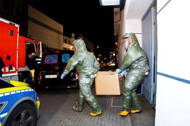 Germany garages searched in suspected chemical attack plot | iNFOnews.ca CP1954759790