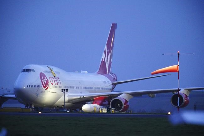 Virgin Orbit reports 'anomaly' in satellite launch from UK | iNFOnews.ca CP237462652