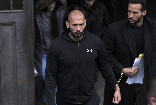 Romanian court upholds arrest of influencer Andrew Tate | iNFOnews.ca