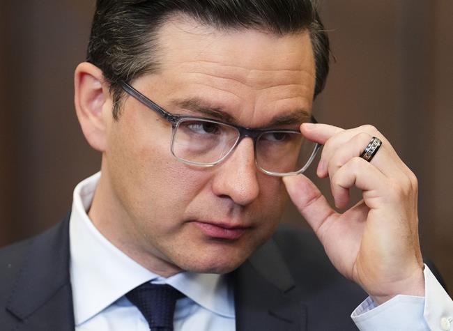 Poilievre mum on Tory MP's 'illegal refugees' comment, calls for Roxham Road closure | iNFOnews.ca
