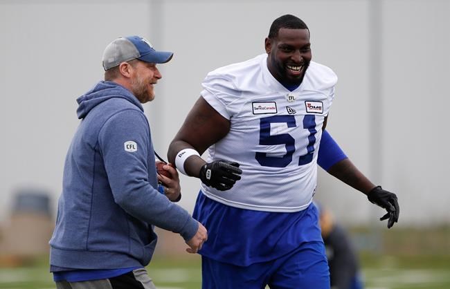 Blue Bombers sign veteran American offensive tackle Hardrick to a one-year extension | iNFOnews.ca