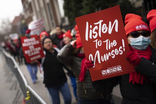 Even as NY nurses return to work, more strikes could follow | iNFOnews.ca