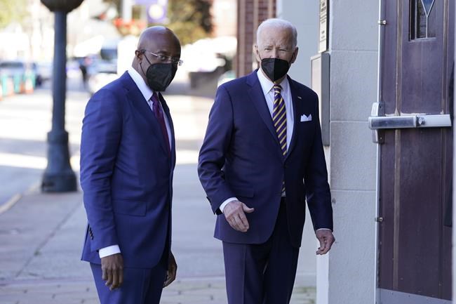 Biden welcomed back to Georgia after lying low in midterms | iNFOnews.ca Biden welcomed back to Georgia after lying low in midterms | iNFOnews.ca