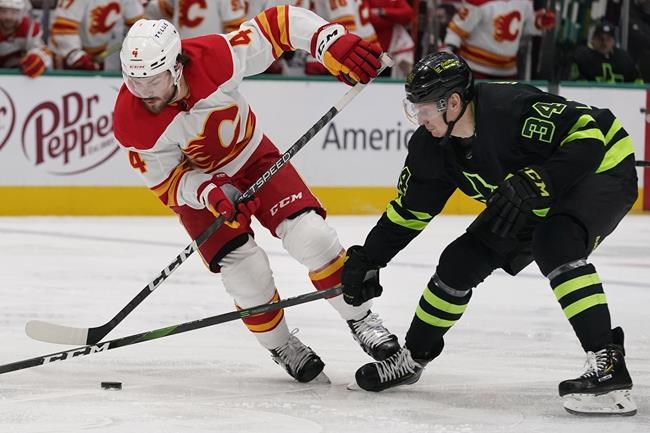 Flames hold off Stars' surge to net 6-5 win | iNFOnews.ca Flames hold off Stars' surge to net 6-5 win | iNFOnews.ca