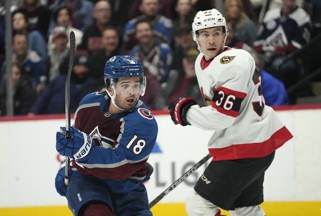 Avalanche snap out of funk, scorch Senators 7-0 | iNFOnews.ca