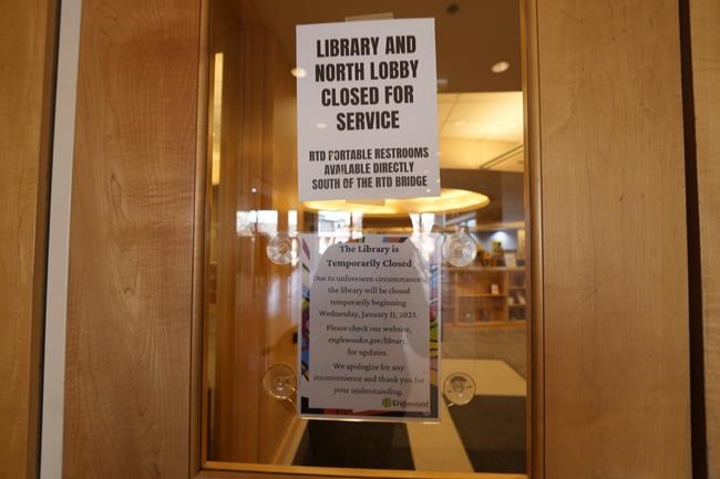 2nd Colorado library closes due to meth contamination | iNFOnews.ca CP1994953565