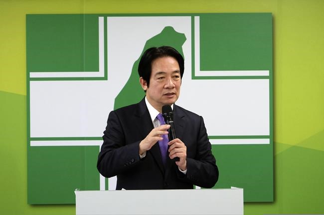 Taiwan ruling party's new chair vows to safeguard democracy | iNFOnews.ca