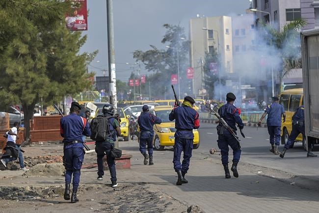 Tear gas fired at Congo protesters opposing foreign troops | iNFOnews.ca