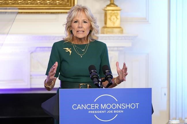 Lesion removed from Jill Biden's eyelid was non-cancerous | iNFOnews.ca
