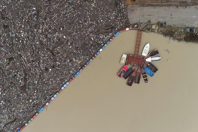 Sections of Balkan river become floating garbage dump | iNFOnews.ca Sections of Balkan river become floating garbage dump | iNFOnews.ca