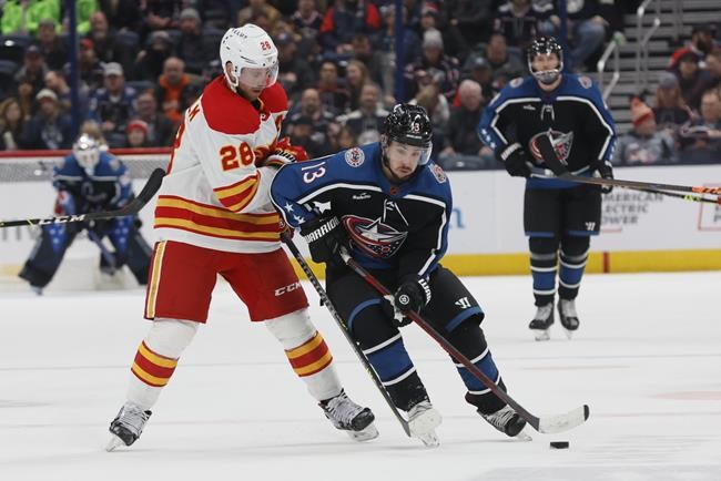 Johnny Gaudreau comes back to Calgary's Saddledome as a Blue Jacket | iNFOnews.ca