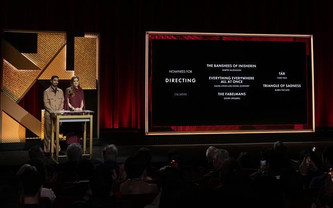 Complete list of 2023 Oscar nominees | iNFOnews.ca CP250781354