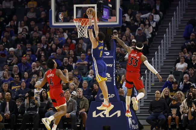 Curry's 35 points send Warriors past Raptors, 129-117 | iNFOnews.ca