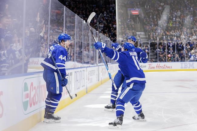 Morgan Rielly scores first goal of the season, Maple Leafs down Capitals 5-1 | iNFOnews.ca