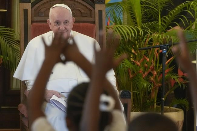 Pope consoles Congolese victims: 'Your pain is my pain' | iNFOnews.ca CP217697545